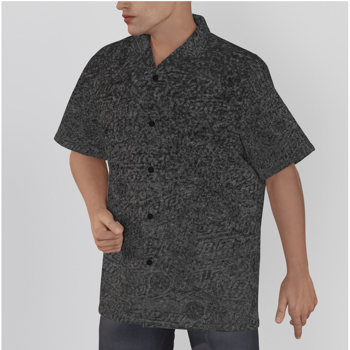 Metra Chaos-All-Over Print Men's Hawaiian Shirt