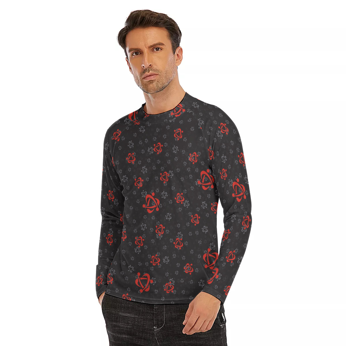All-Over Print Men's Long Sleeve Tight surf clothing