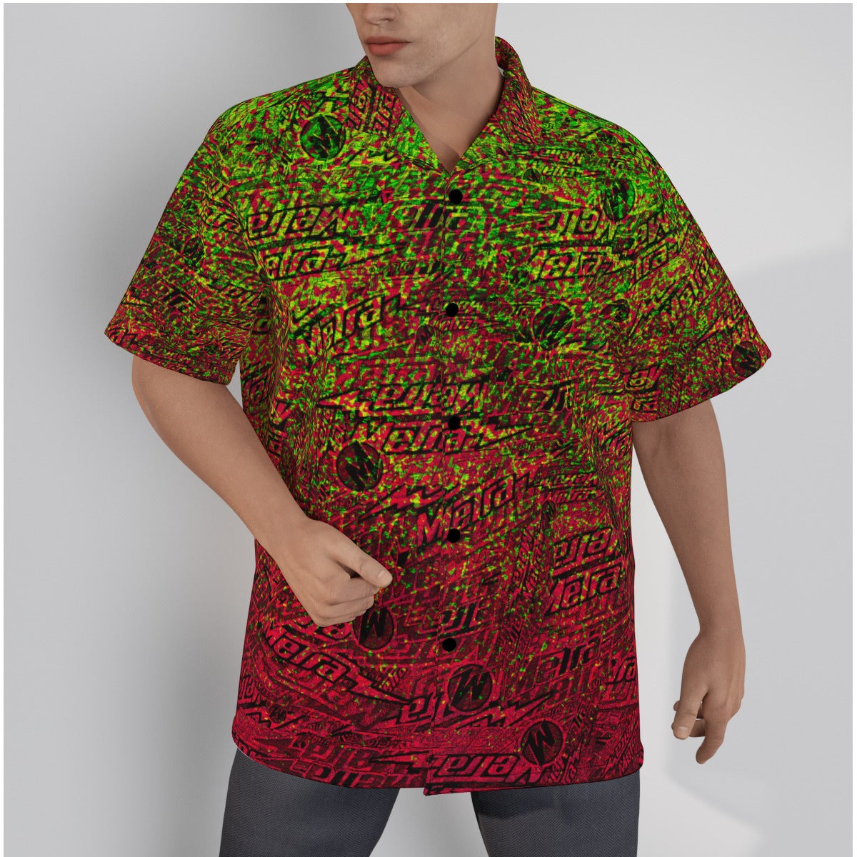 METRA CHAOS-All-Over Print Men's Hawaiian Shirt