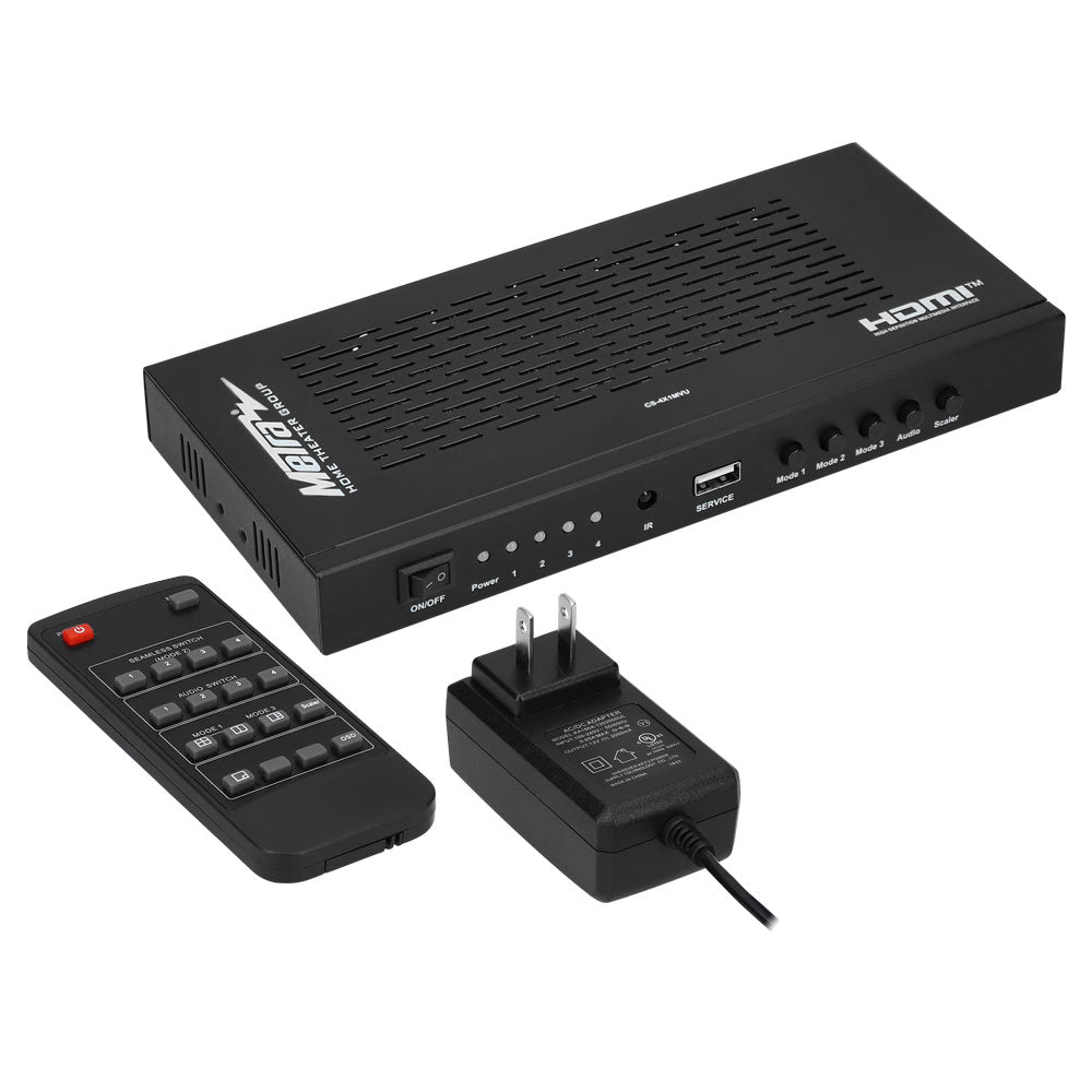 4x1 HDMI® SWITCH WITH MULTI VIEWER