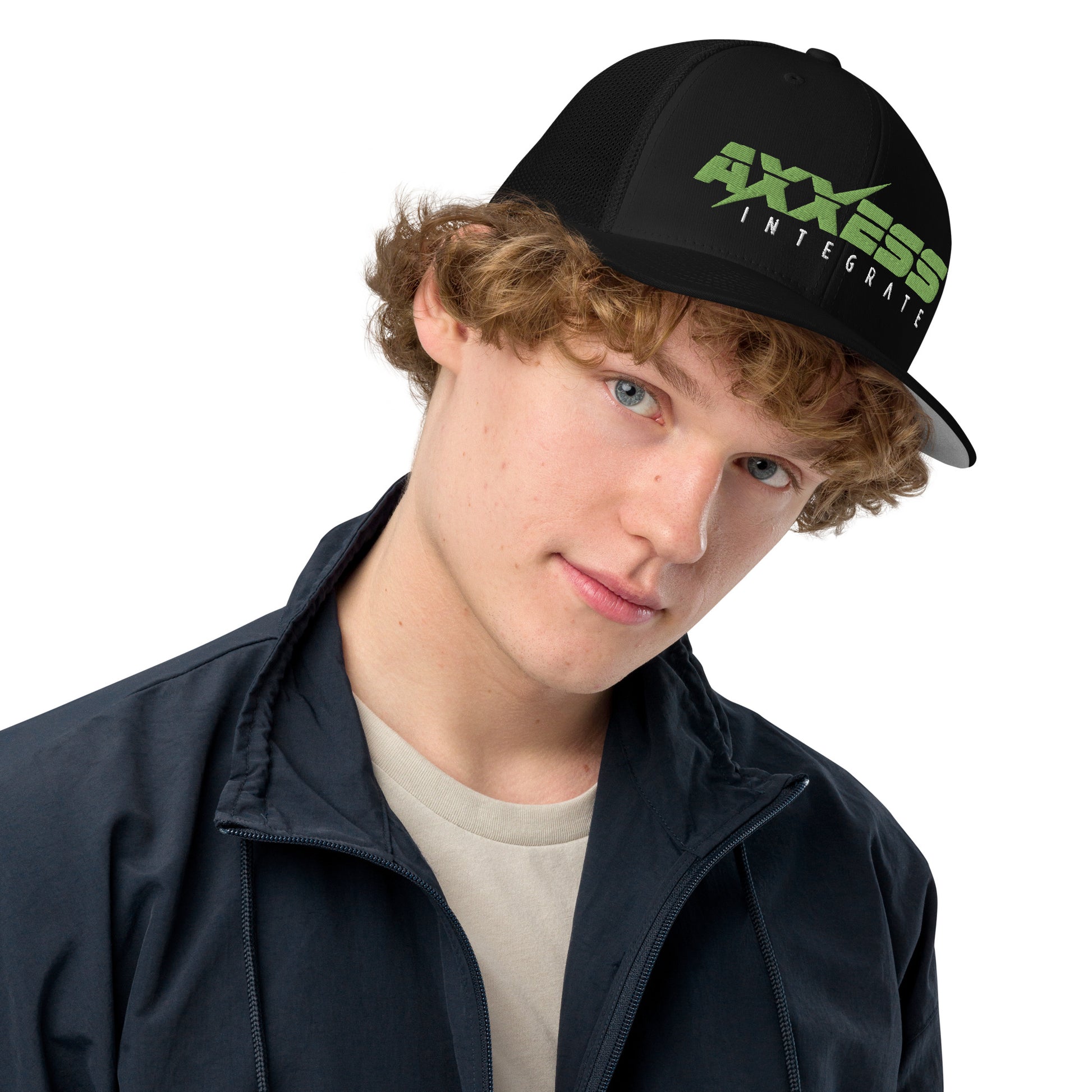 AXXESS-Closed-back trucker cap