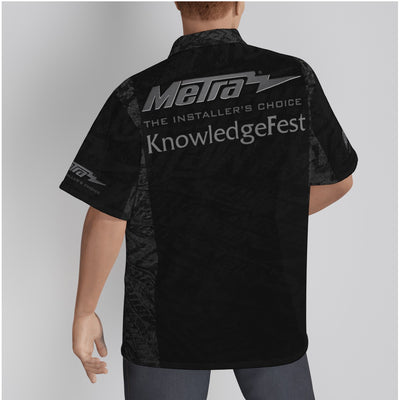 Knowledgefest 2-Men's Hawaiian Shirt With Button Closure