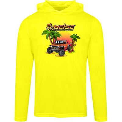 Heise-TT41 Team 365 Mens Zone Hooded Tee