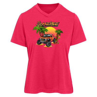 Heise-TT11HW Team 365 Womens Sonic Heather Tee