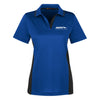 Metra-M386W Harriton Womens Colorblock Polo