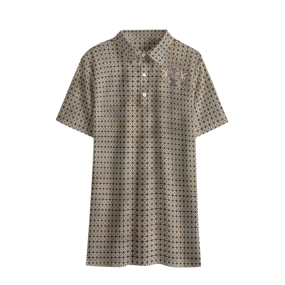 The Don-All-Over Print Men's Polo Shirt | Birdseye