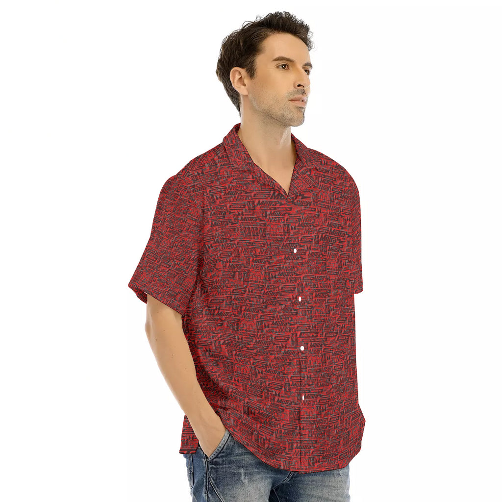 Metra 75th-All-Over Print Men's Hawaiian Shirt