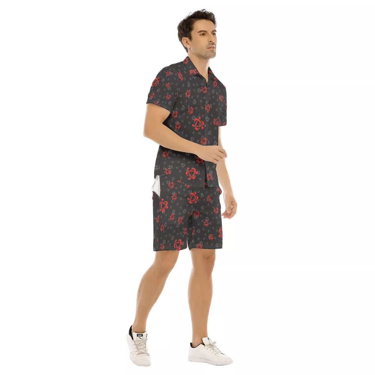 All-Over Print Men's Short Sleeve Shirt Sets
