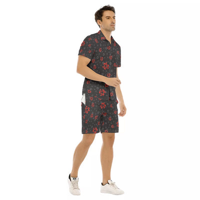 All-Over Print Men's Short Sleeve Shirt Sets