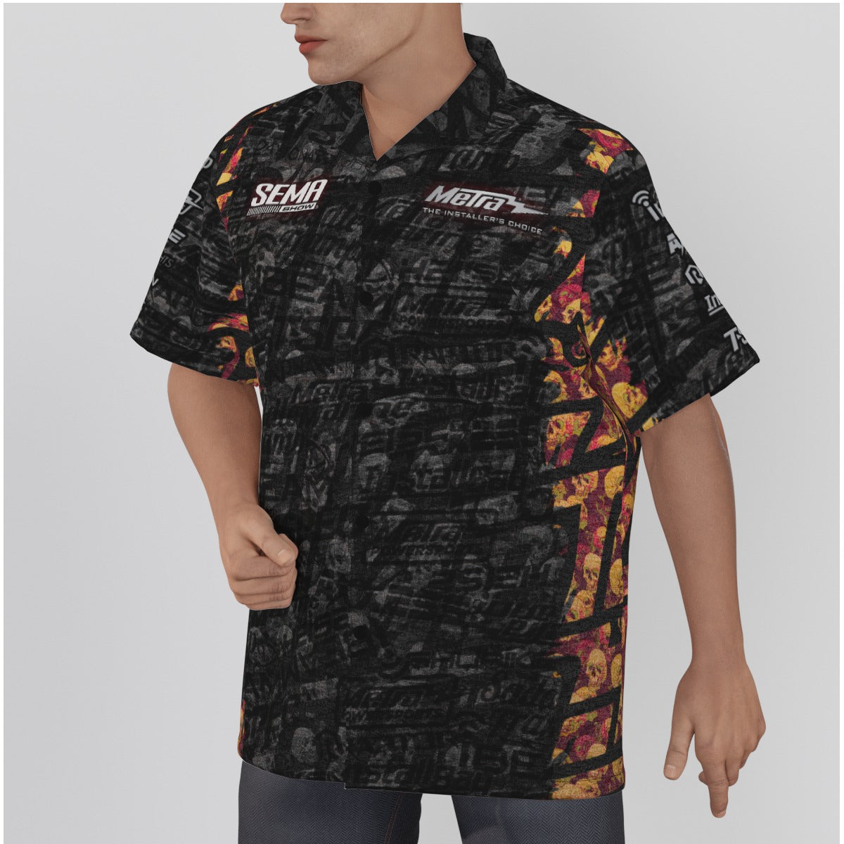 Metra SEMA 24-All-Over Print Men's Hawaiian Shirt