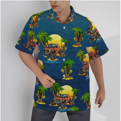 Jeep Beach 2-All-Over Print Men's Hawaiian Shirt