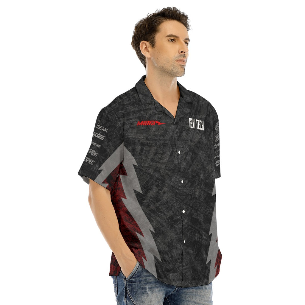 12V Tech-All-Over Print Men's Hawaiian Shirt