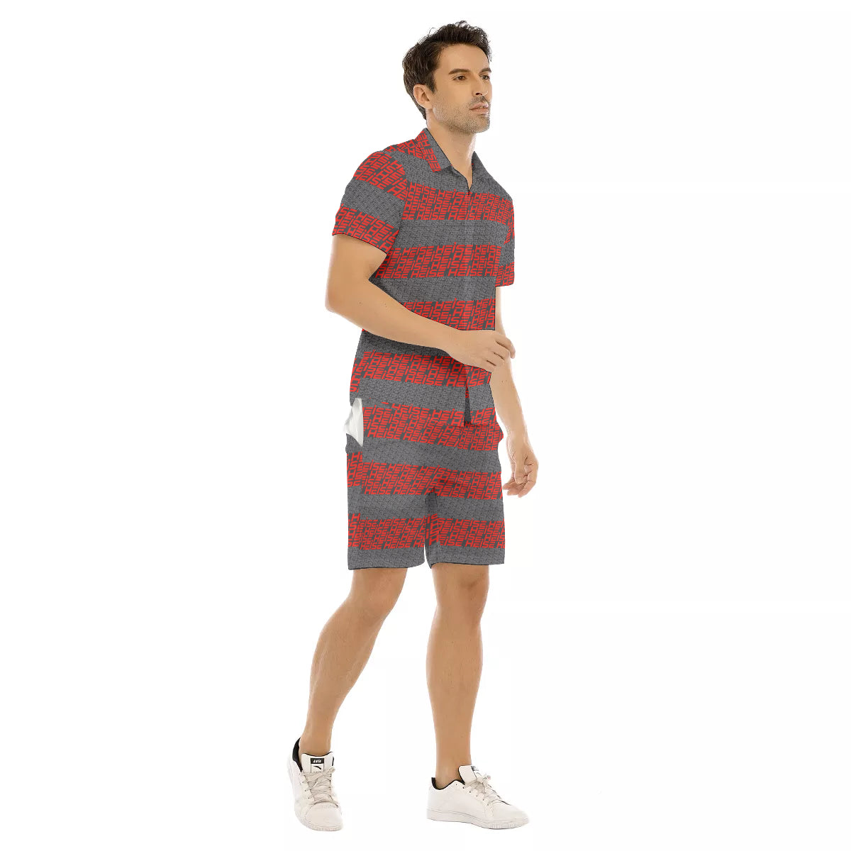 All-Over Print Men's Short Sleeve Shirt Sets