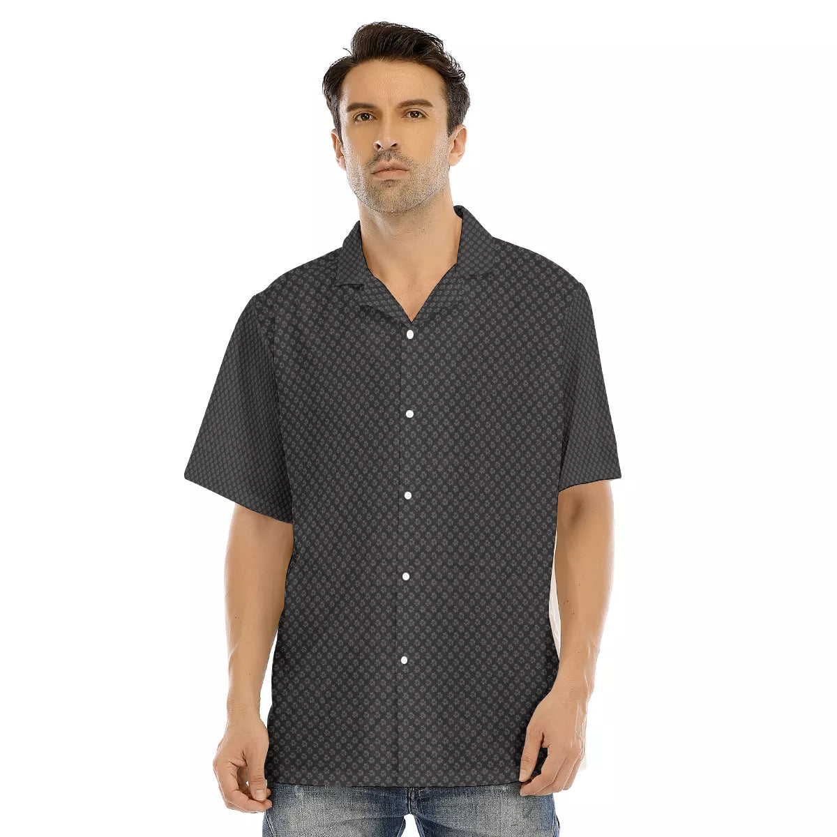 Heise-All Over Hawaiian Button Down