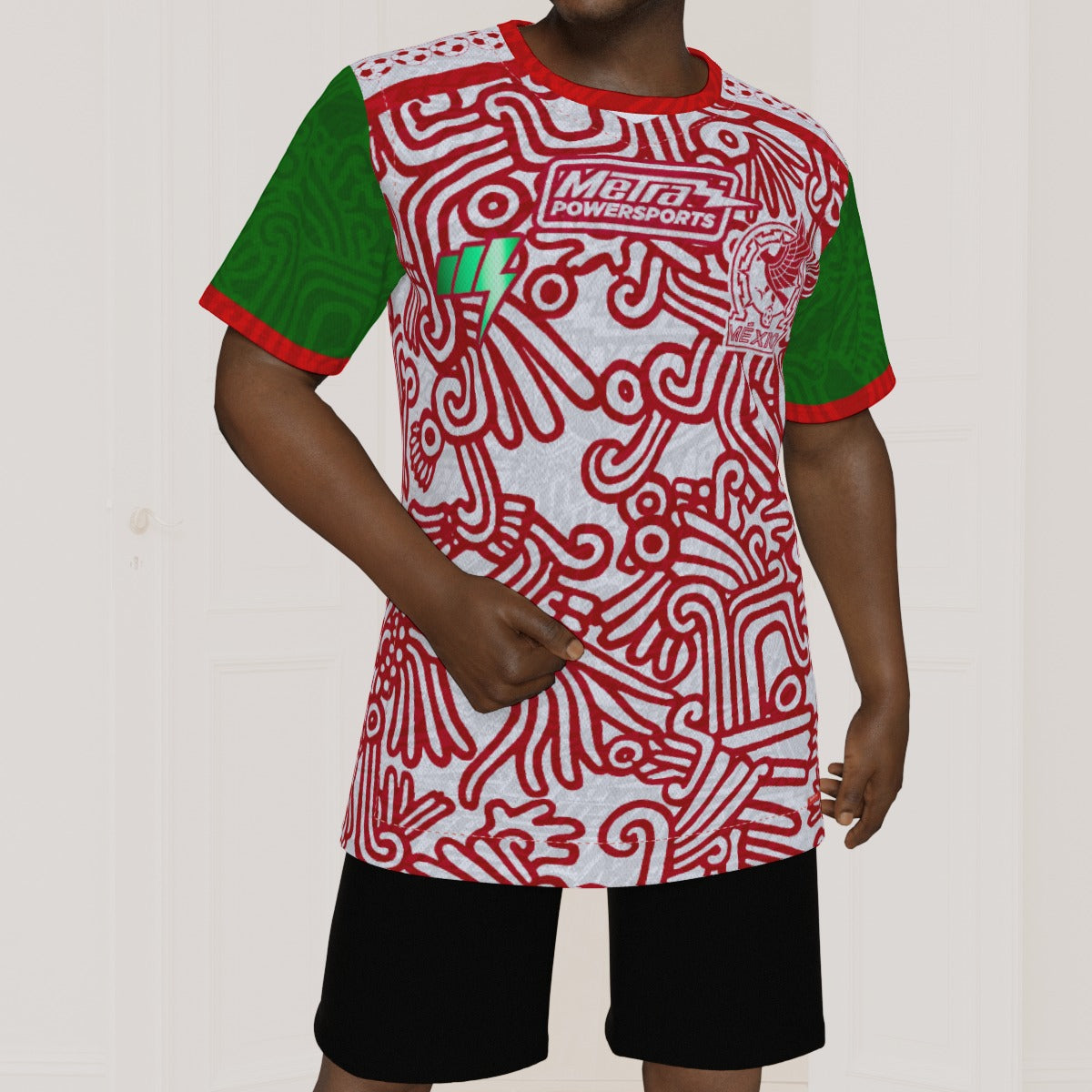 Mexico-All-Over Print Men's T-shirt | Birdseye