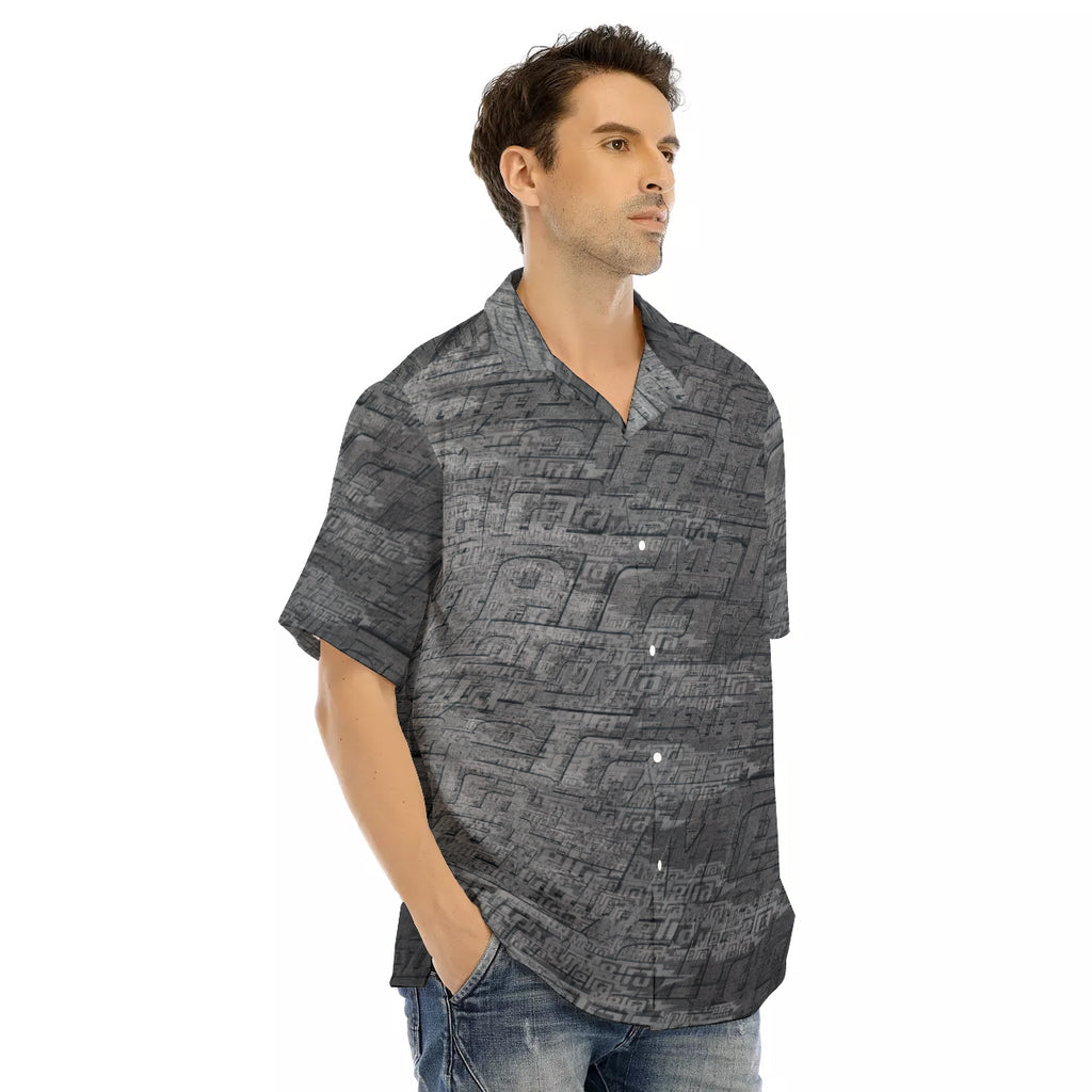 Metra-All Over Hawaiian Button Down