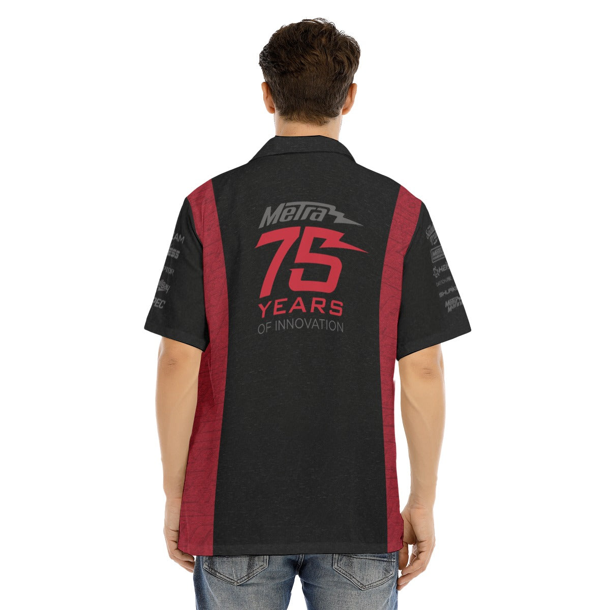 METRA 75 SEMA-Hawaiian Shirt With Button Closure