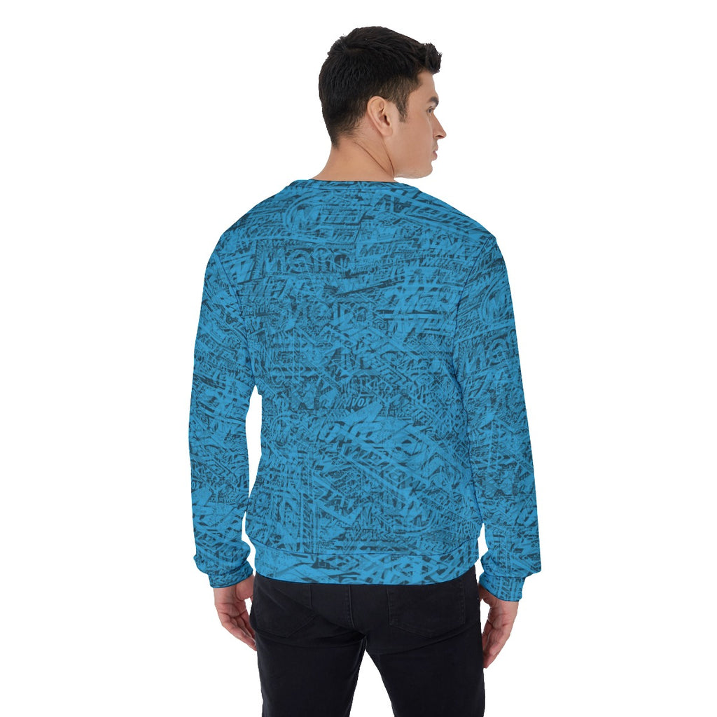 Metra-All-Over Print Men's Thicken Sweater