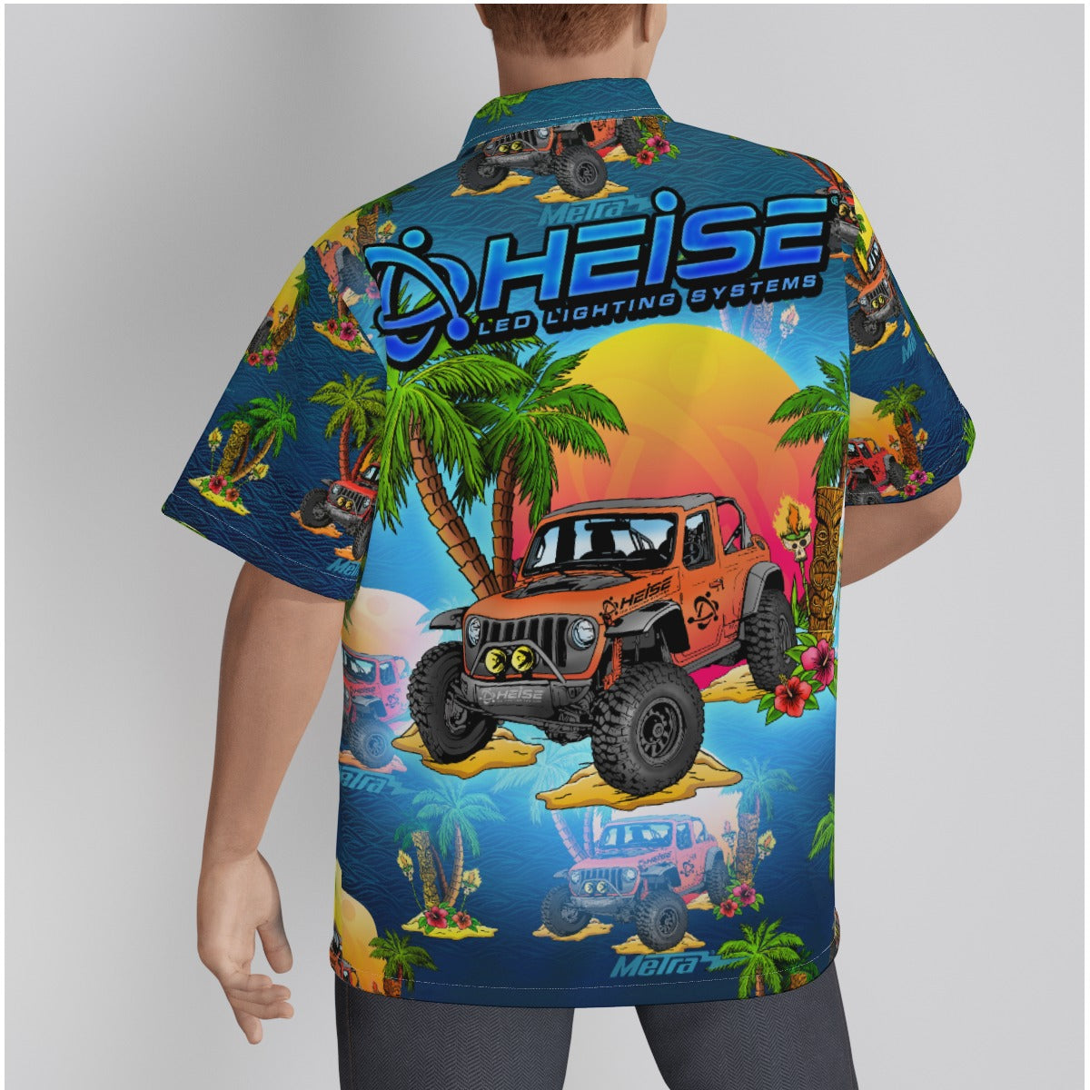 Jeep Beach 2-All-Over Print Men's Hawaiian Shirt