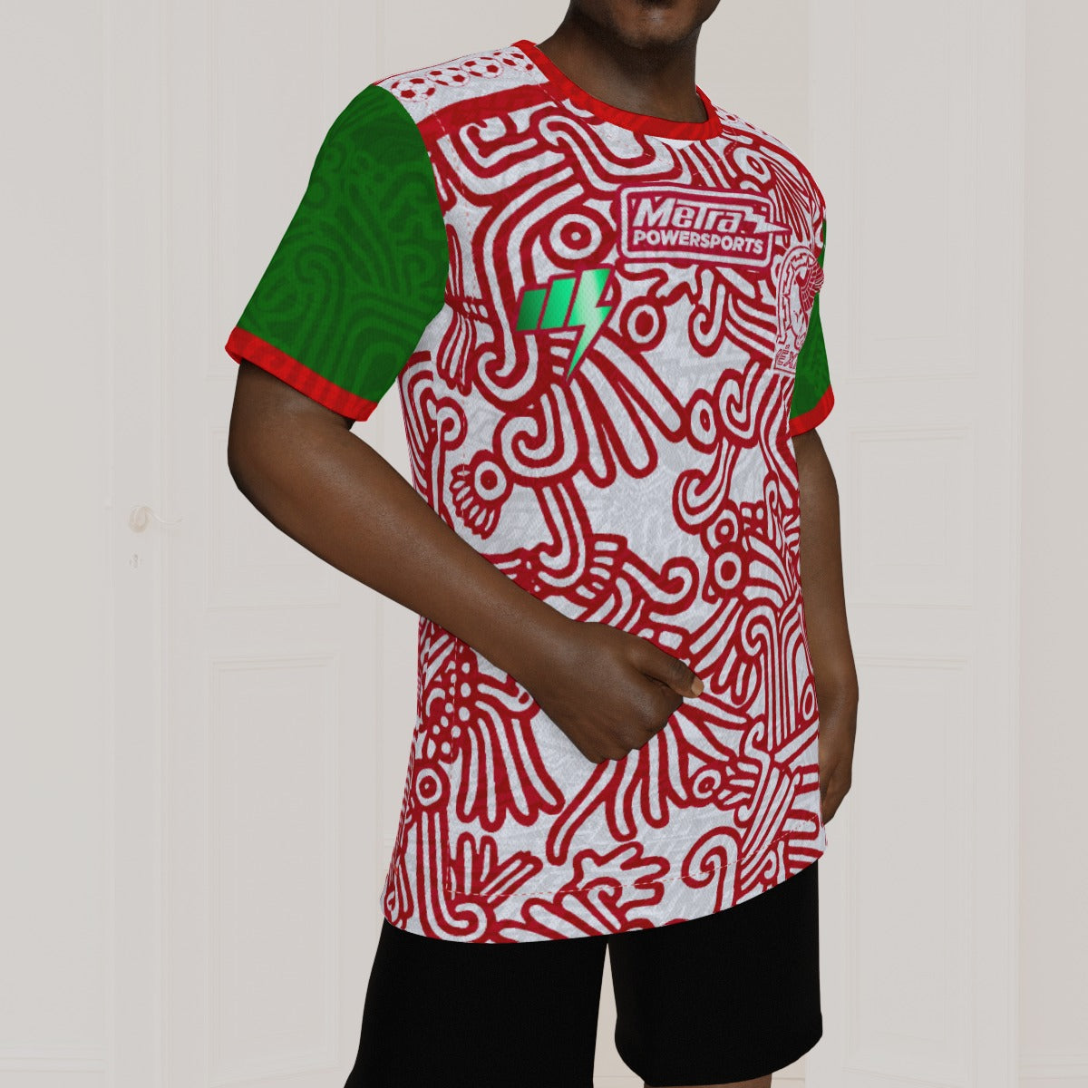 Mexico-All-Over Print Men's T-shirt | Birdseye