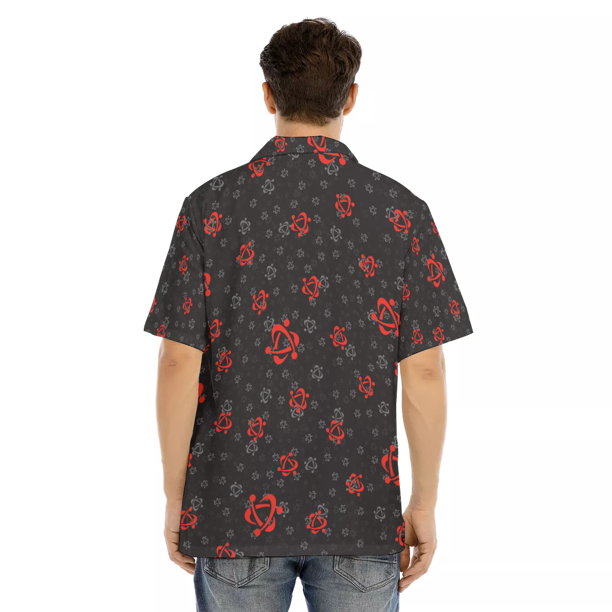 Heise-All Over Hawaiian Button Down