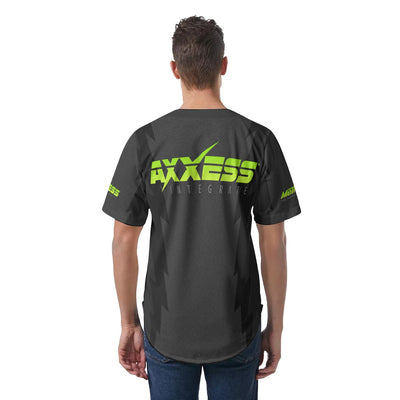Axxess-Men's Short Sleeve Baseball Jersey