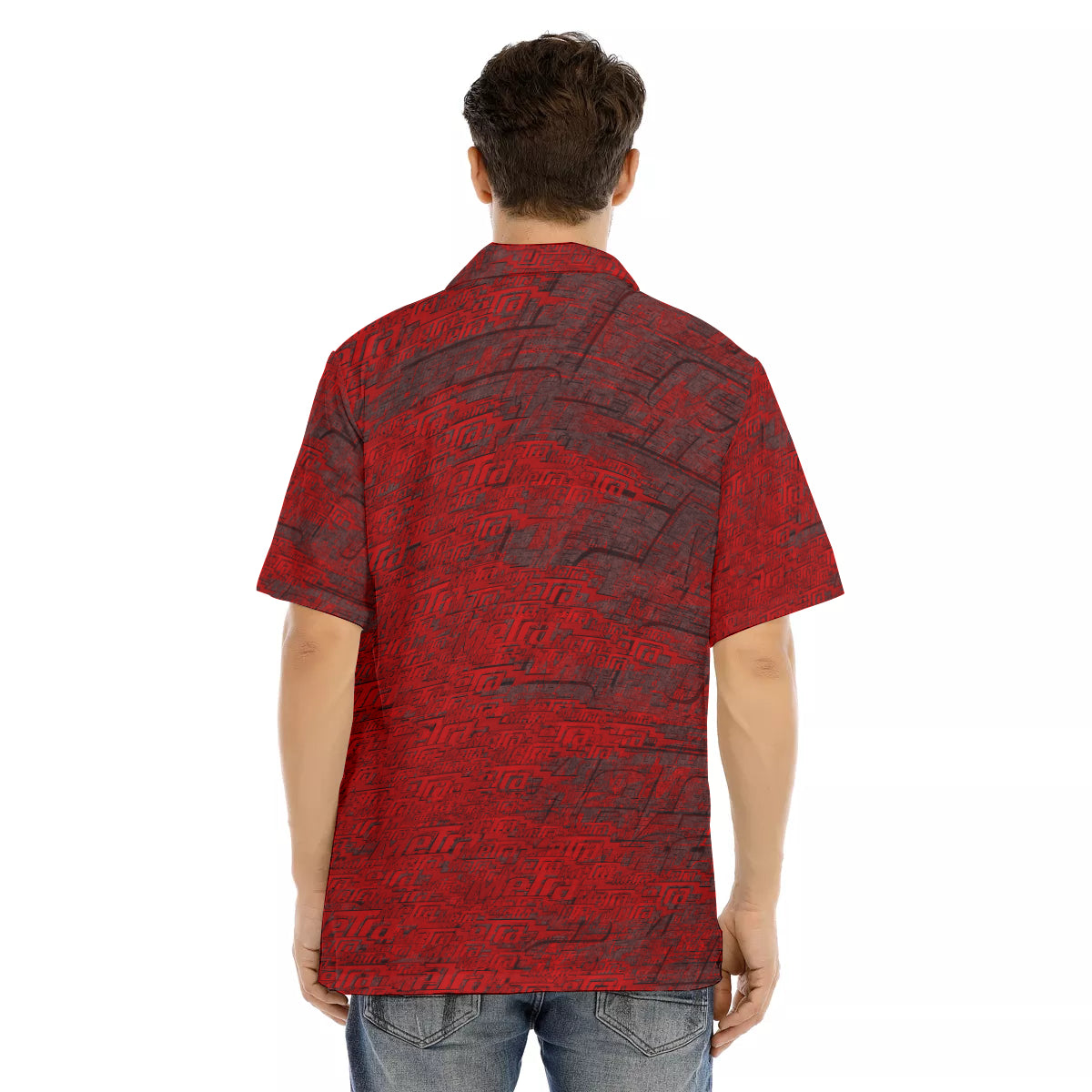 Metra-All Over Hawaiian Button Down
