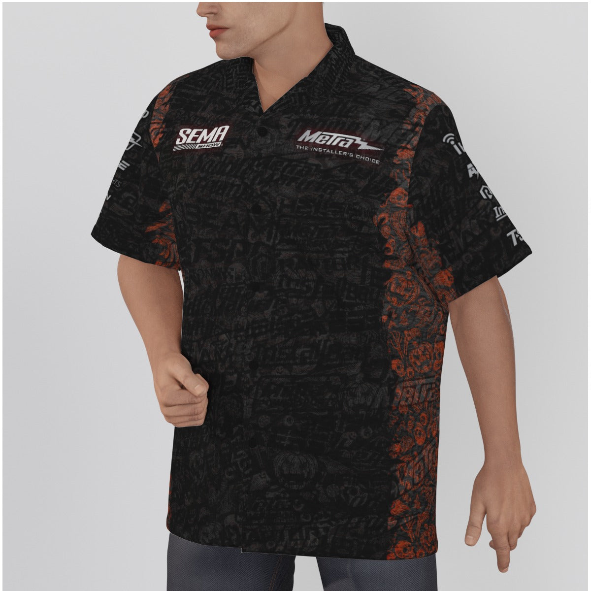Metra SEMA-All-Over Print Men's Hawaiian Shirt