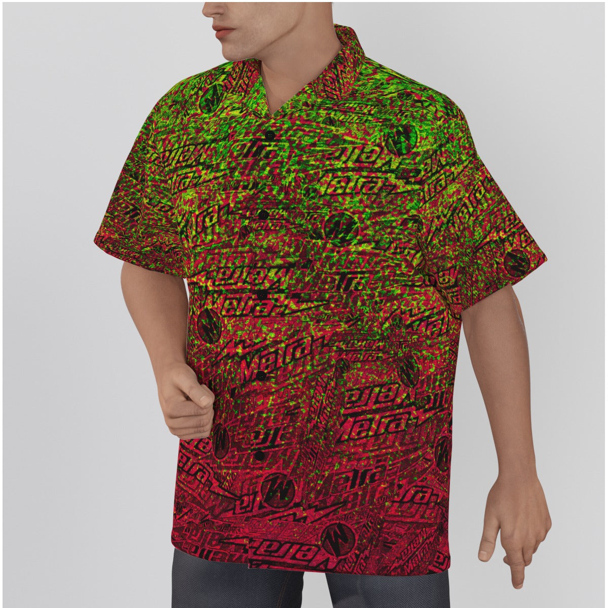 METRA CHAOS-All-Over Print Men's Hawaiian Shirt