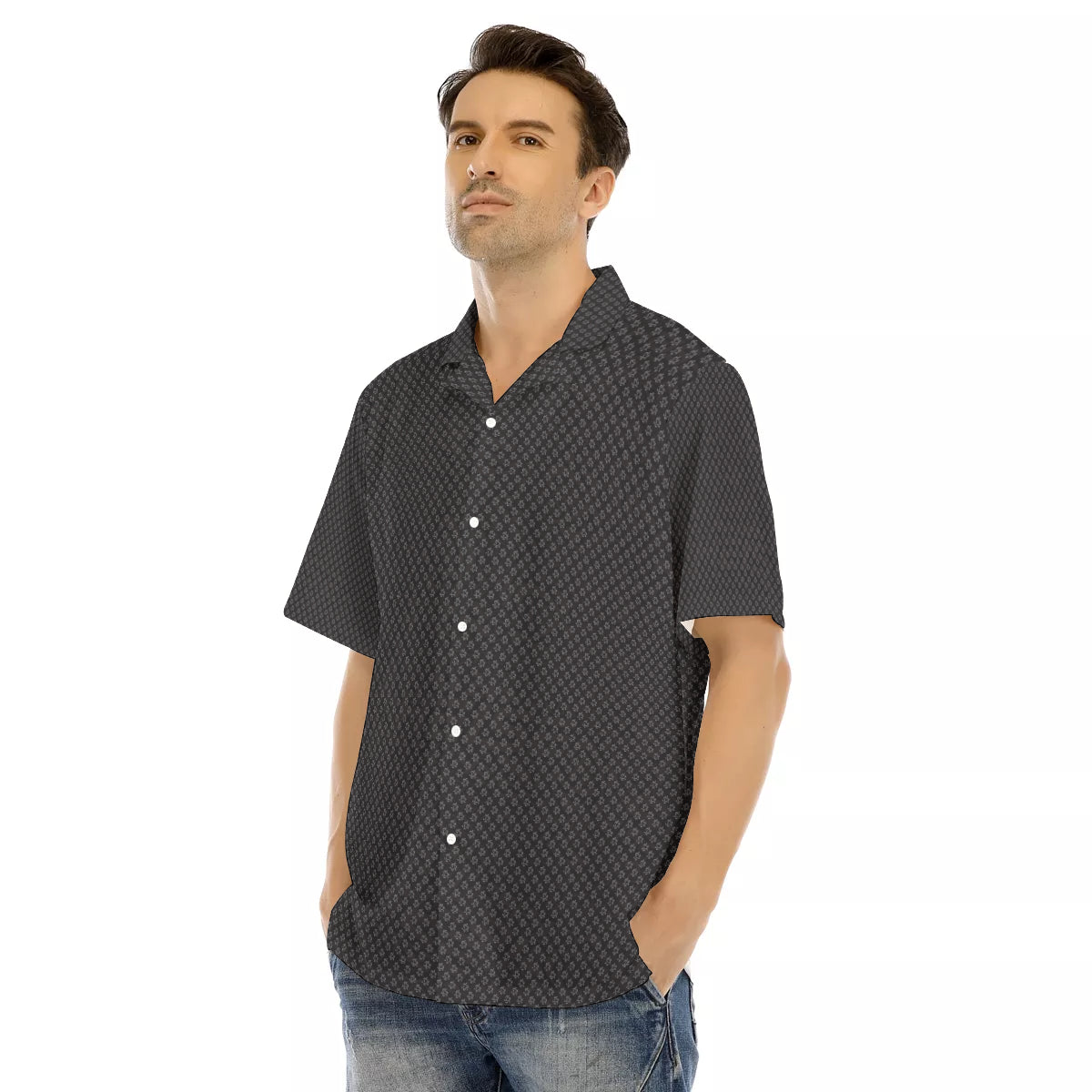 Heise-All Over Hawaiian Button Down