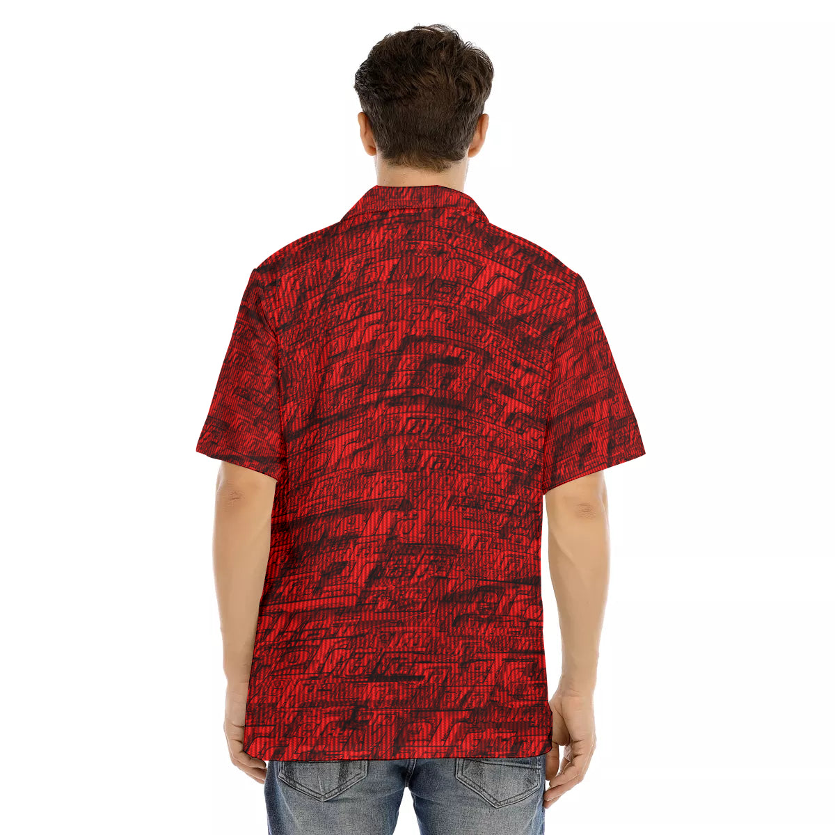 Metra-All Over Hawaiian Button Down