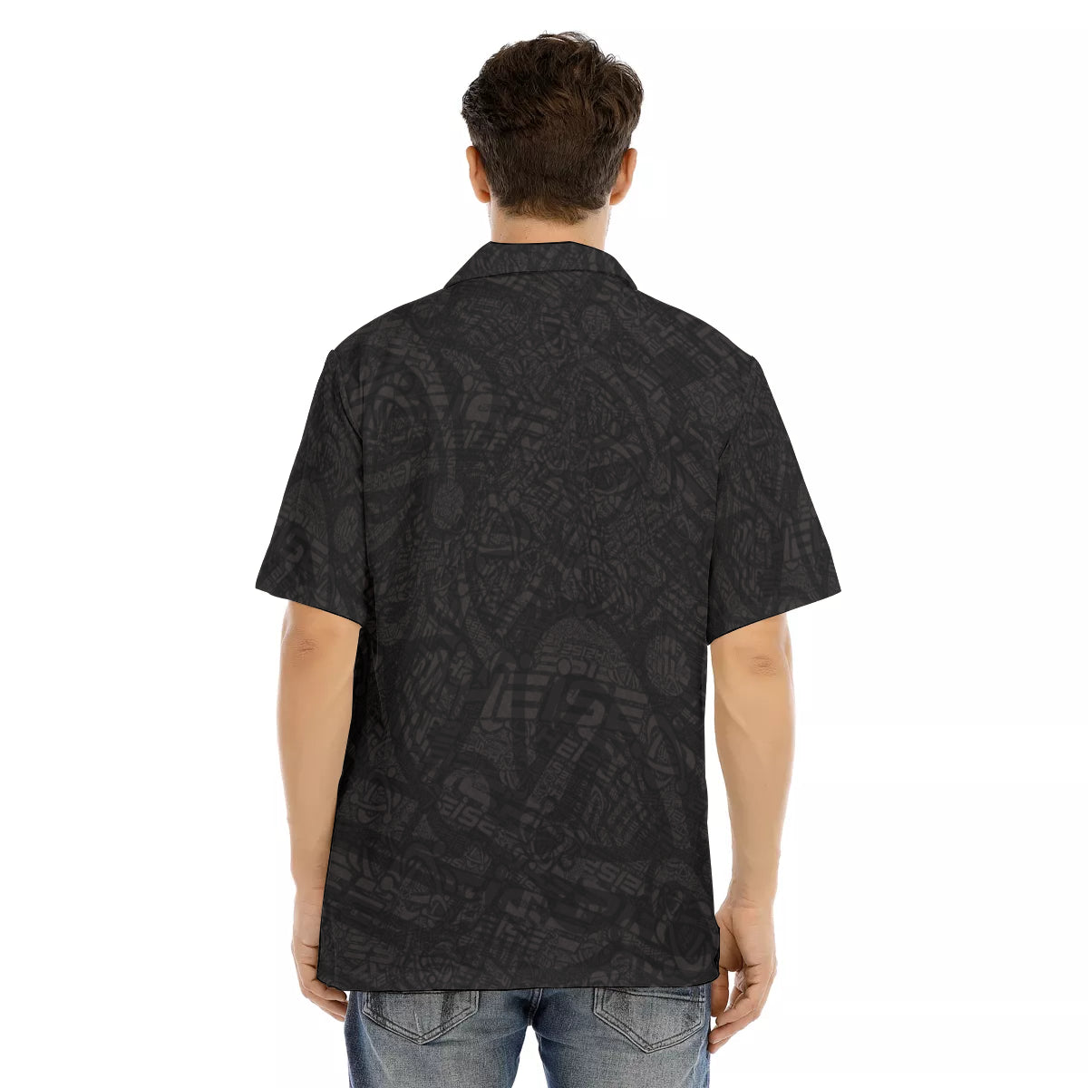 Heise-All Over Hawaiian Button Down