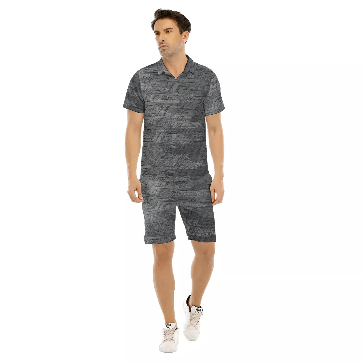 All-Over Print Men's Short Sleeve Shirt Sets