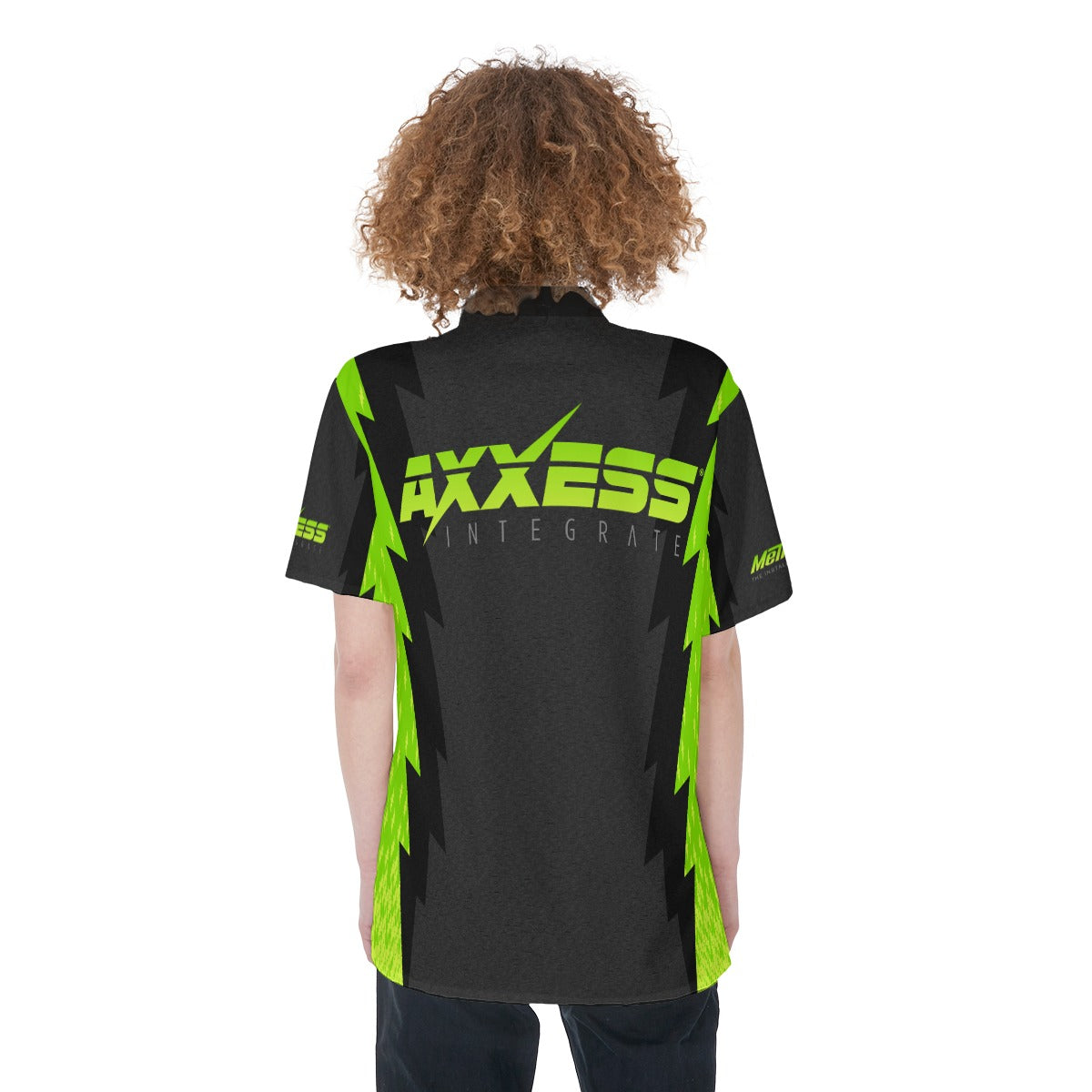 Axxess-Women's Short Sleeve Shirt With Pocket