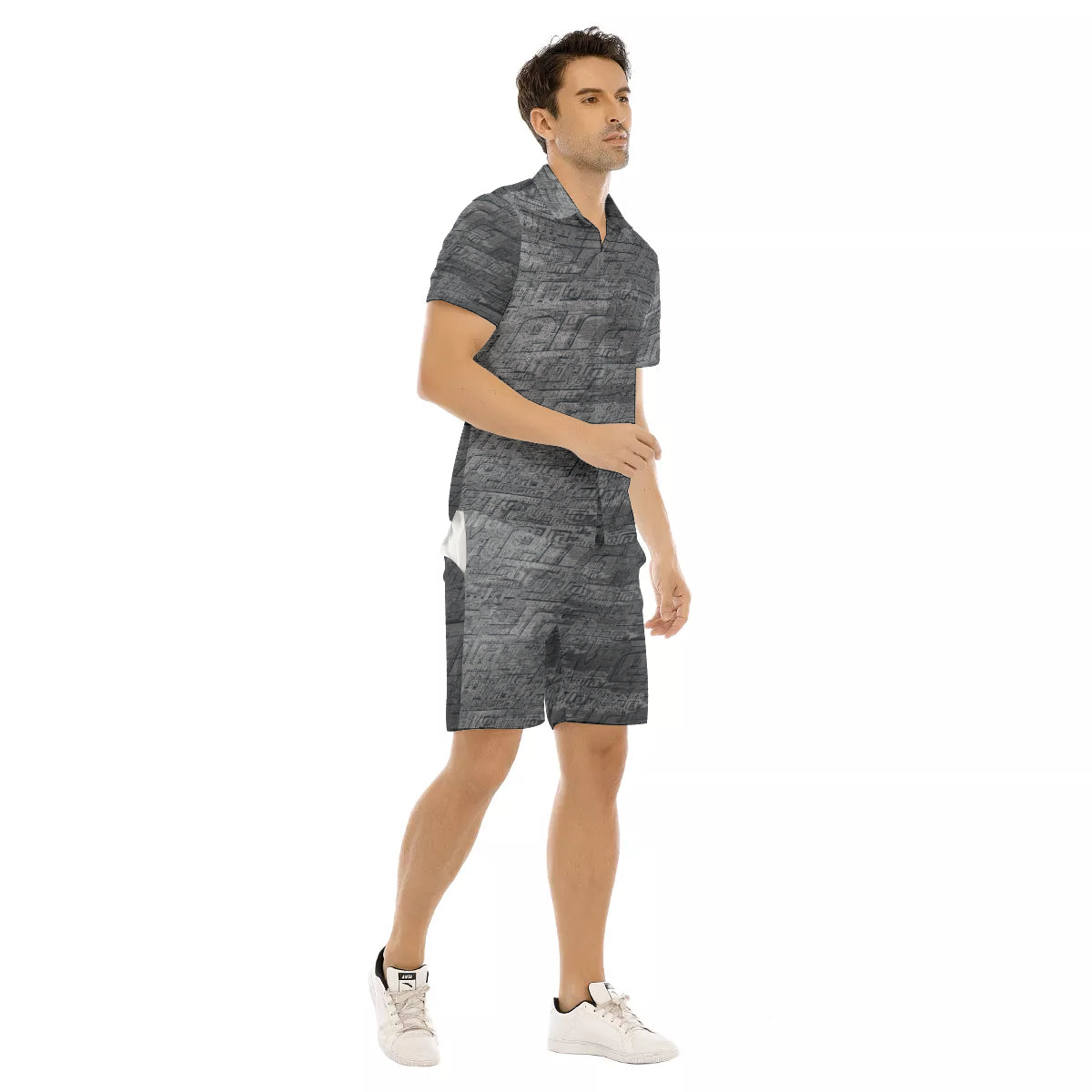 All-Over Print Men's Short Sleeve Shirt Sets