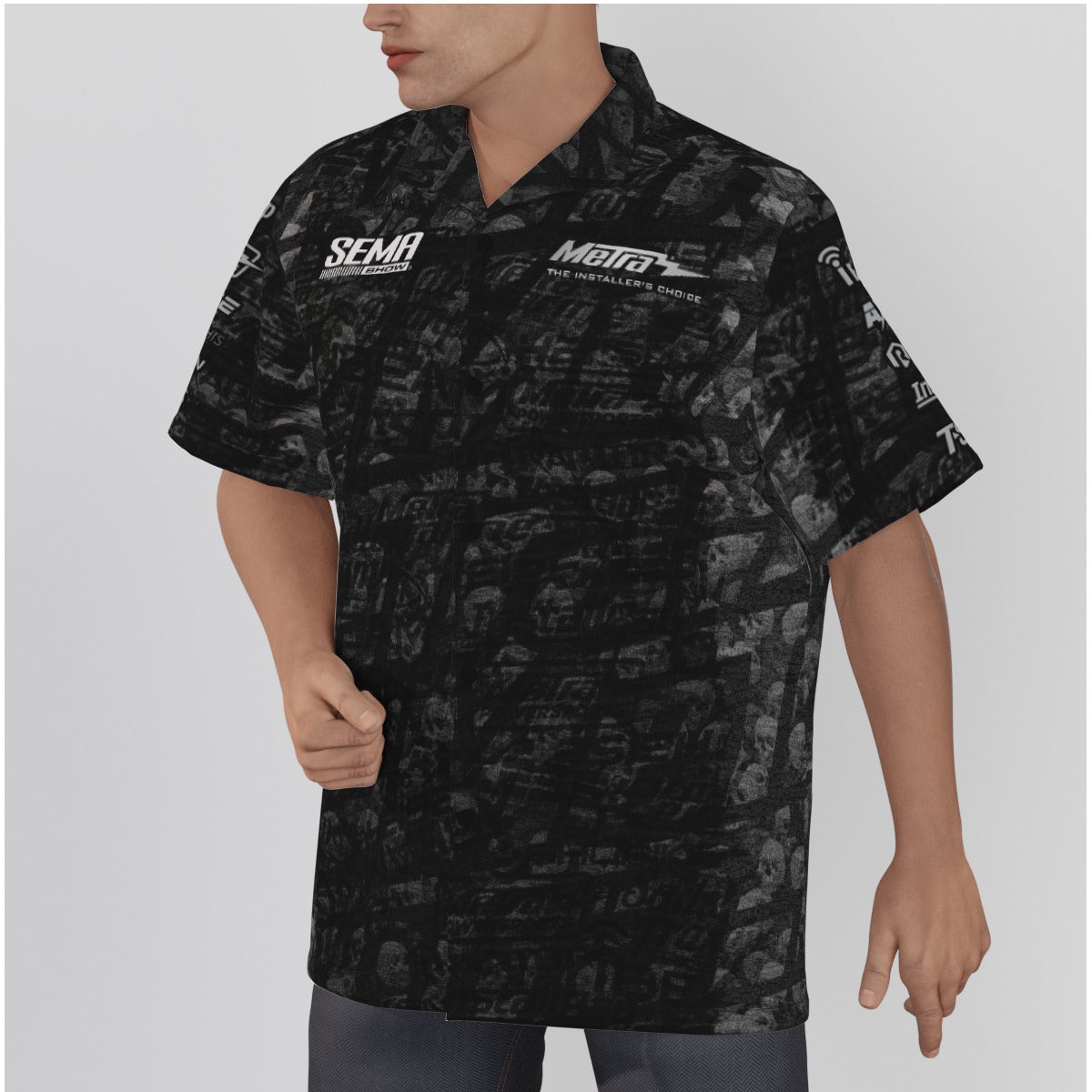 Metra SEMA-All-Over Print Men's Hawaiian Shirt