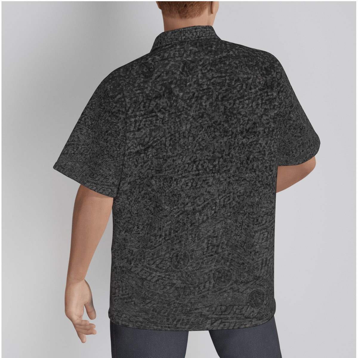 Metra Chaos-All-Over Print Men's Hawaiian Shirt