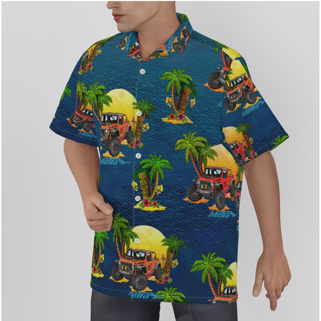Jeep Beach 2-All-Over Print Men's Hawaiian Shirt