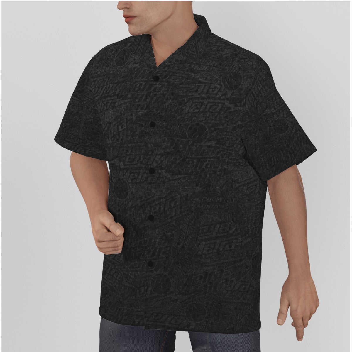 Metra Chaos-All-Over Print Men's Hawaiian Shirt