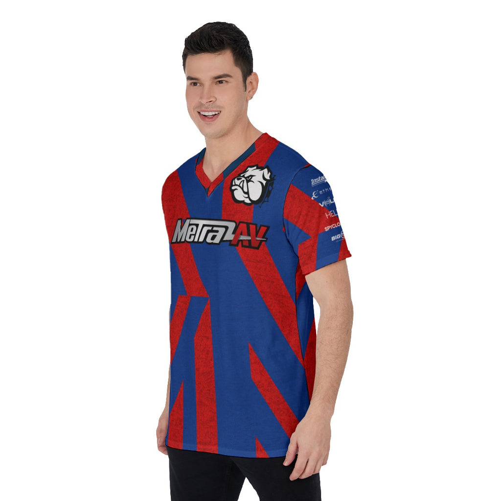 All-Over Print V-Neck T-Shirt