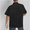 METRA BLACK-All-Over Print Men's Hawaiian Shirt