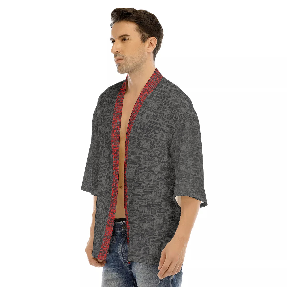 Metra 75- Men's Drop-shoulder Short Coat