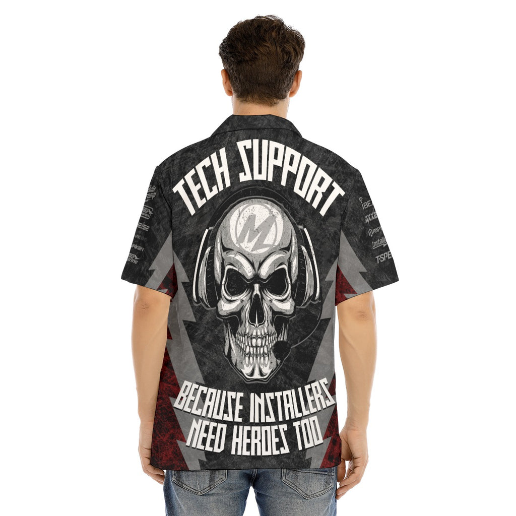 12V Tech-All-Over Print Men's Hawaiian Shirt