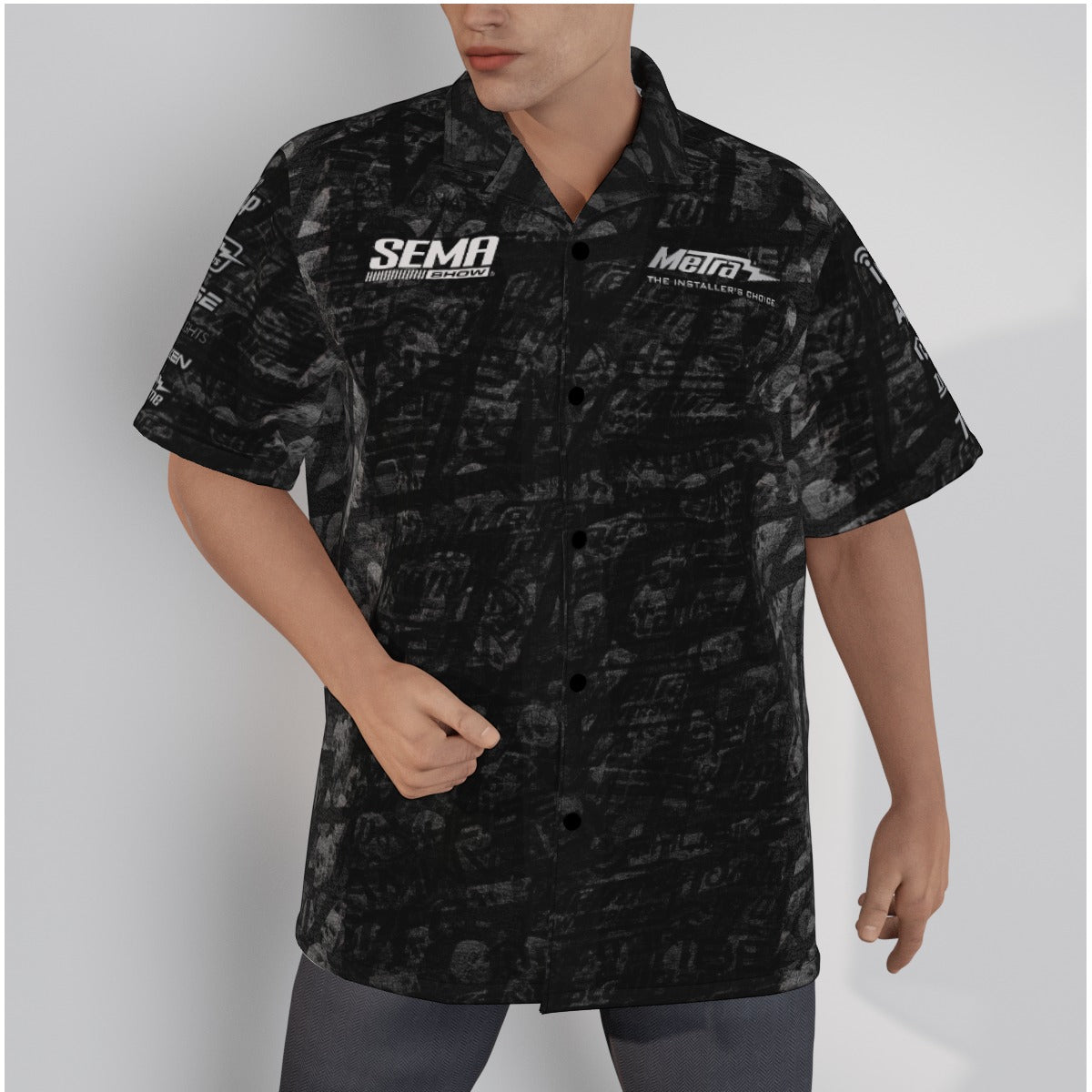 Metra SEMA-All-Over Print Men's Hawaiian Shirt