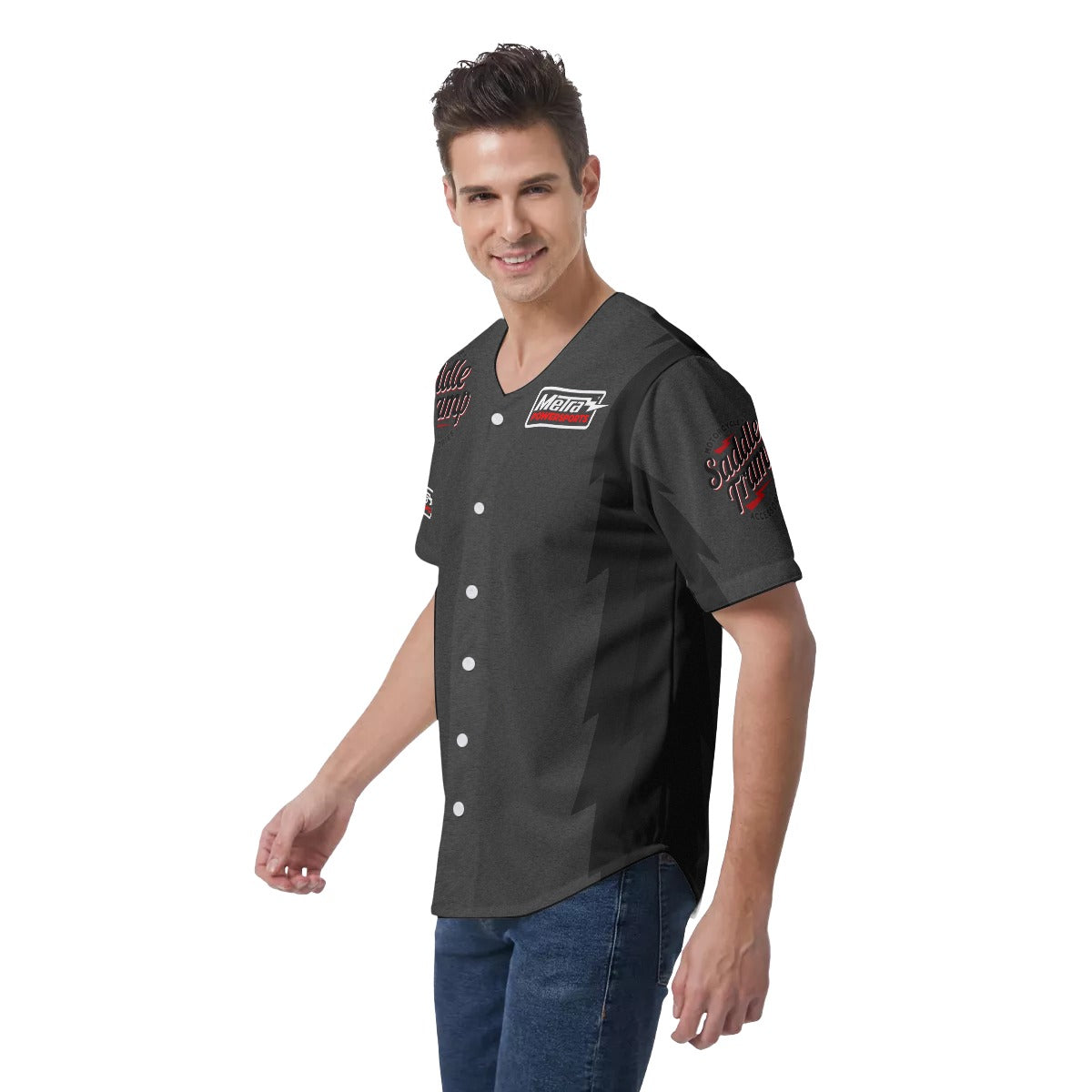 All-Over Print Men's Short Sleeve Baseball Jersey