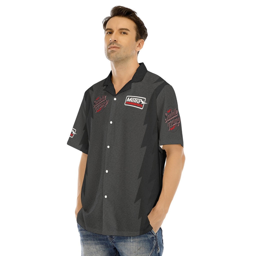 Saddle Tramp+Metra PS-Black Hawaiian Shirt
