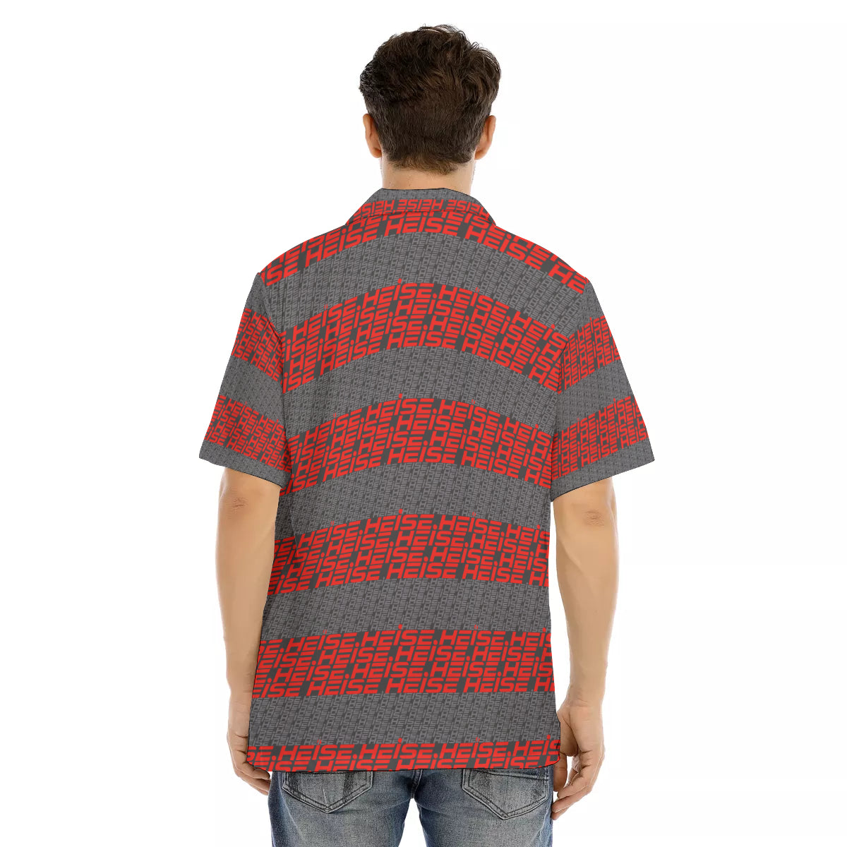 Heise-All Over Hawaiian Button Down