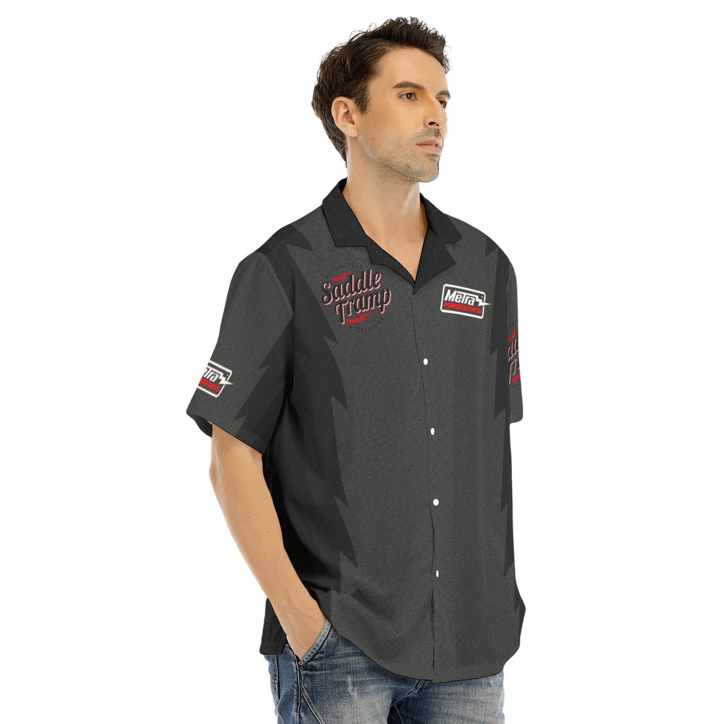 Saddle Tramp+Metra PS-Black Hawaiian Shirt