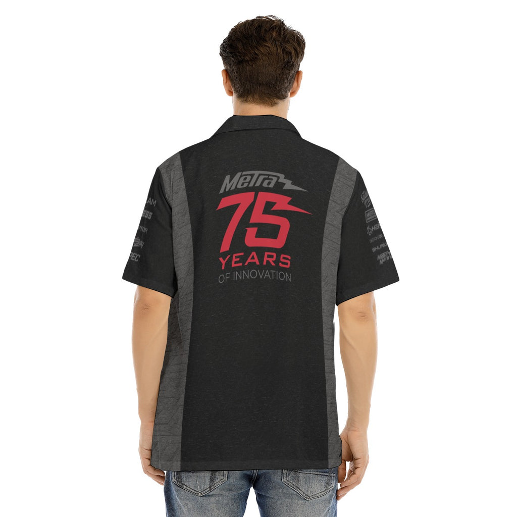 Metra 75 SEMA- Hawaiian Shirt With Button Closure