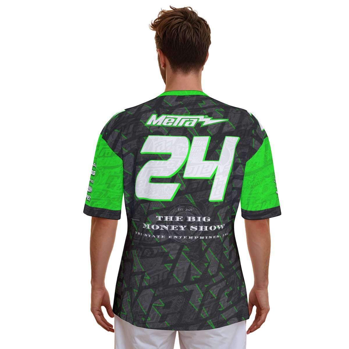 Metra Big Money-All-Over Print Men's Football  Jersey